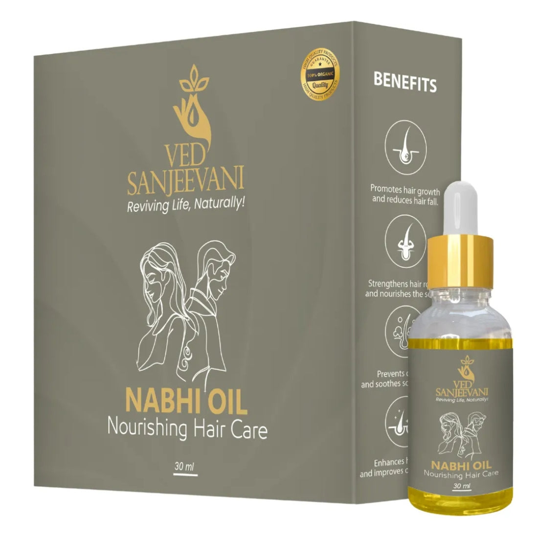 Nourishing Hair Care Nabhi Oil for Hair Fall and Hair Growth – Ved Sanjeevani