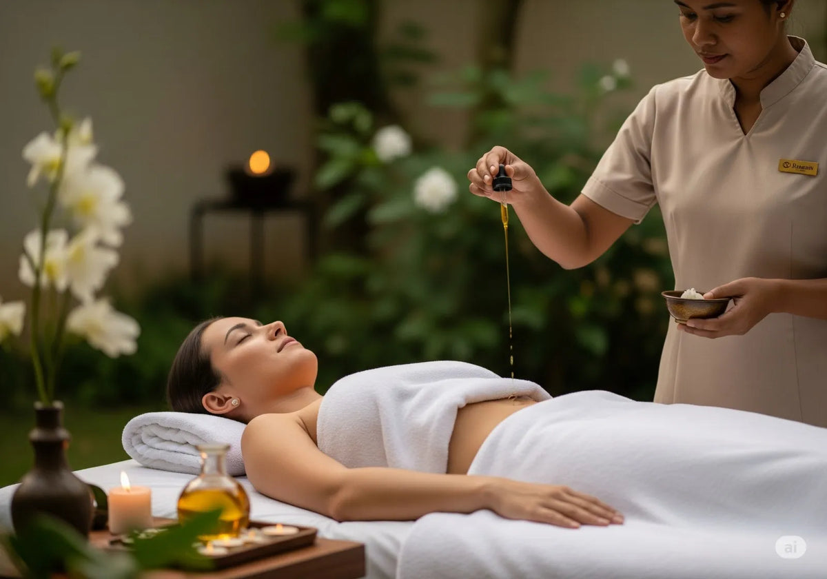 Unlocking Oil Absorption in Ayurveda: The Power of Nabhi Oil & Navel Therapy - Ved Sanjeevani Ayurvedic Wellness