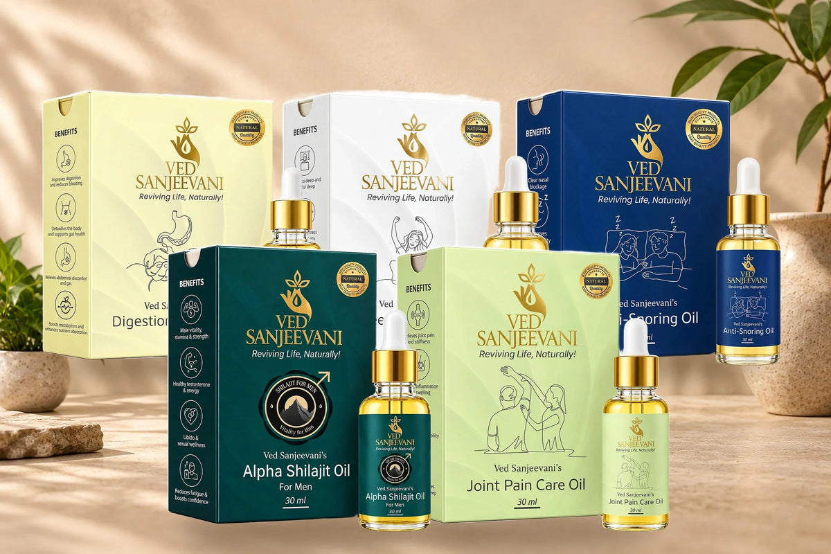 Ved Sanjeevani Nabhi Oils range