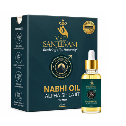 Alpha Shilajit Nabhi Oil for Men