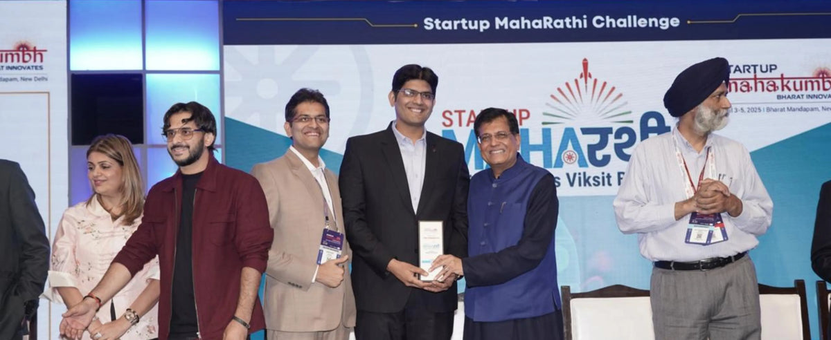 Award-Winning Moment at Startup Mahakumbh, Delhi