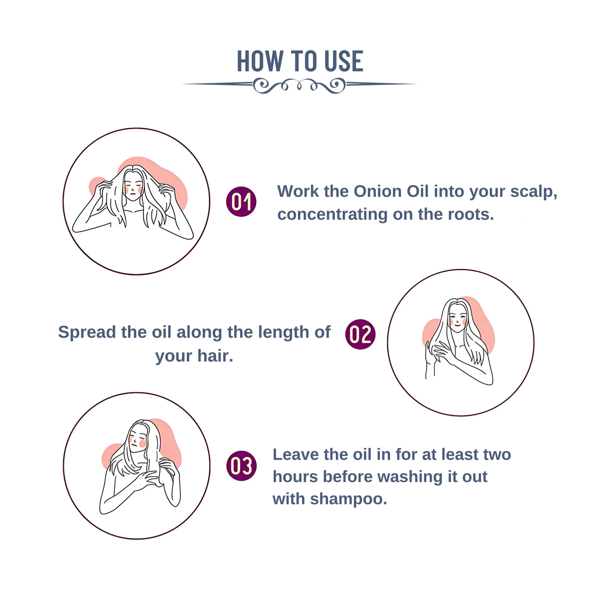 Premium Jaborandi Herbal Hair Oil –How to apply Jaborandi Hair Oil 2 to 3 times weekly for hair care