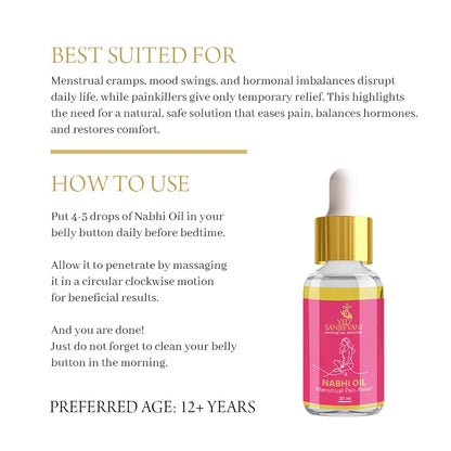 Menstrual Pain Relief Nabhi Oil - Ved Sanjeevani (Image 5)
