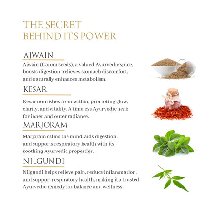 Menstrual Pain Relief Nabhi Oil - Key Ayurvedic Ingredients