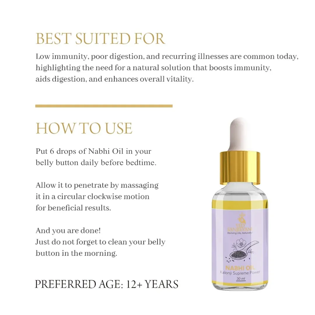 Kalonji Supreme Power Nabhi oil