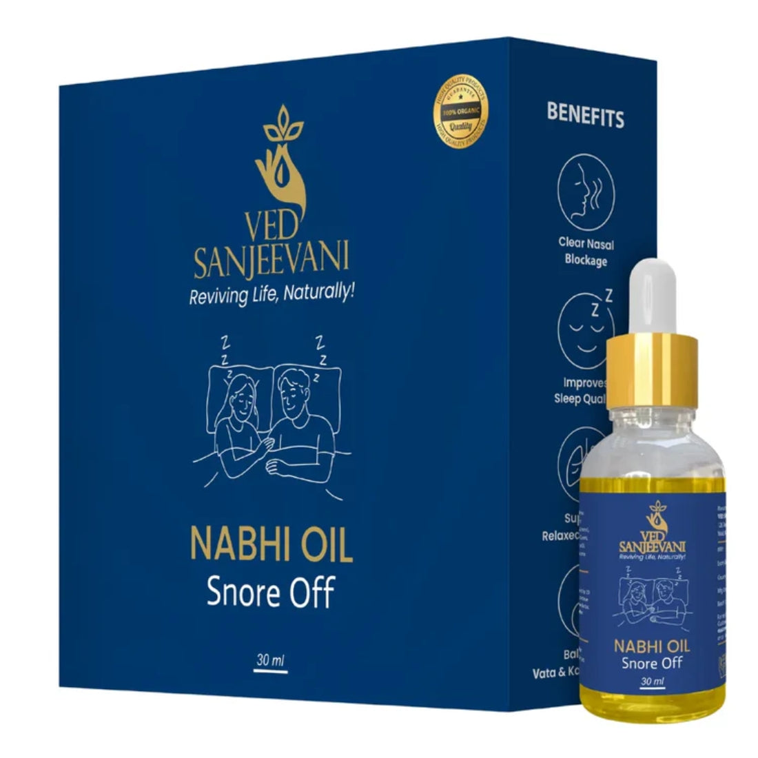 Snore Off Nabhi Oil - Ved Sanjeevani Ayurvedic Product
