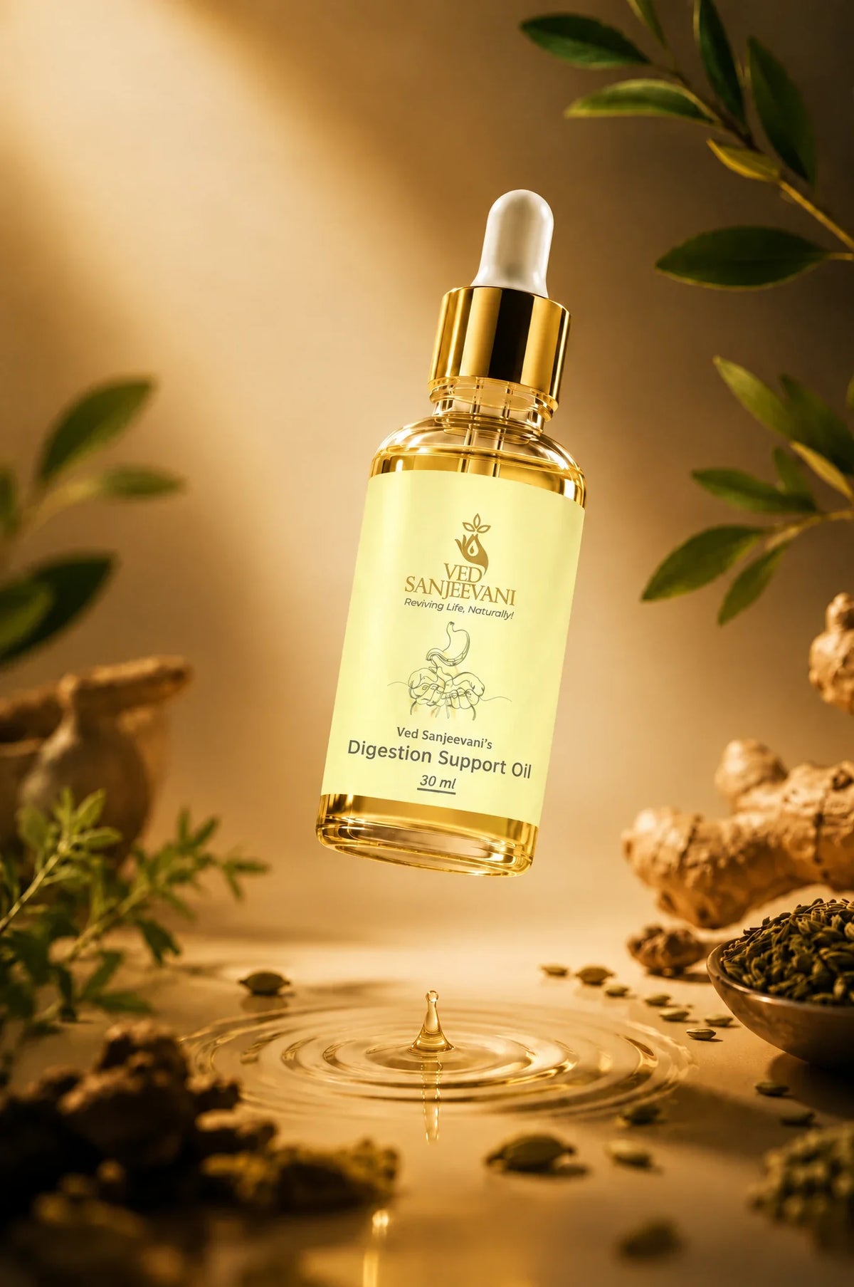 Ved Sanjeevani Digestion Support Oil Nabhi Oil
