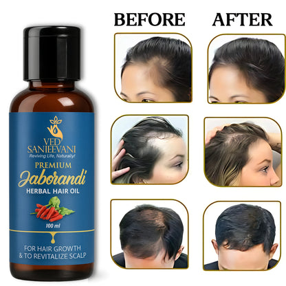 Premium Jaborandi Herbal Hair Oil –for Rapid Hair Growth