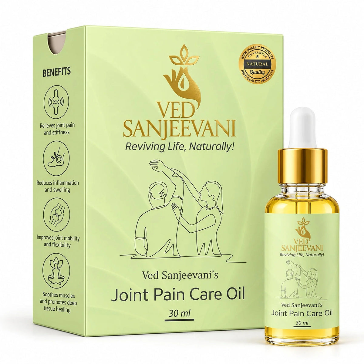 Joint Pain Care Oil 30 ml - box and bottle
