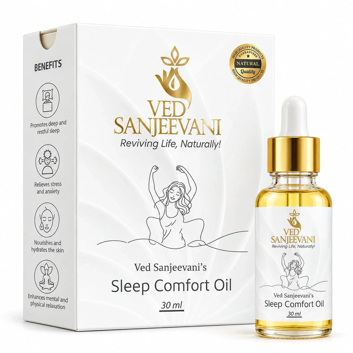 Sleep Comfort Oil 30 ml - box and bottle