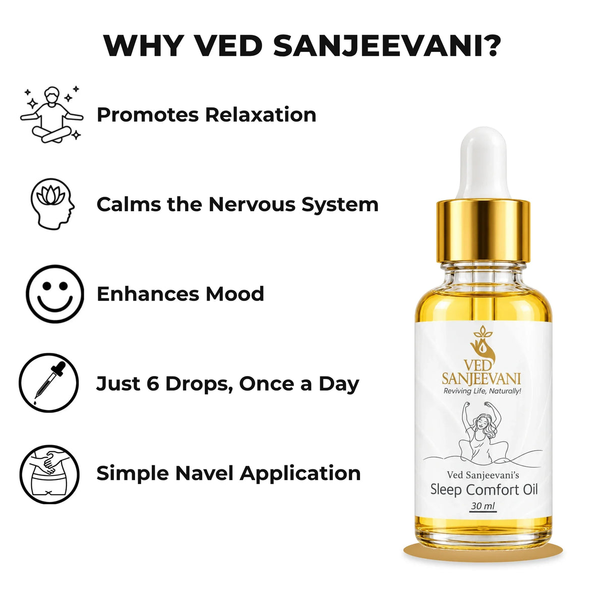Why Ved Sanjeevani Sleep Comfort Oil