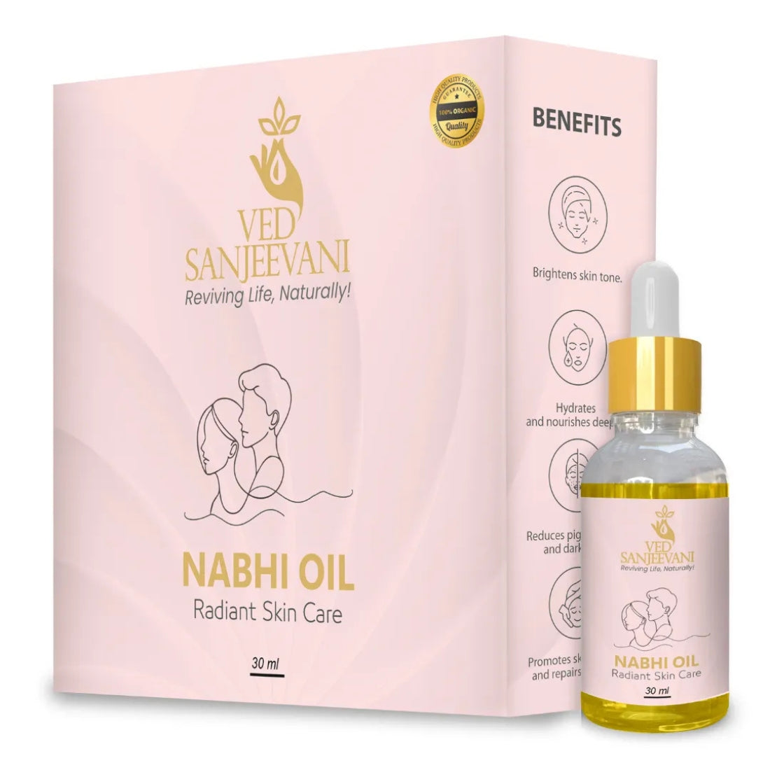 Radiant Skin Care Nabhi Oil - Ved Sanjeevani Ayurvedic Product